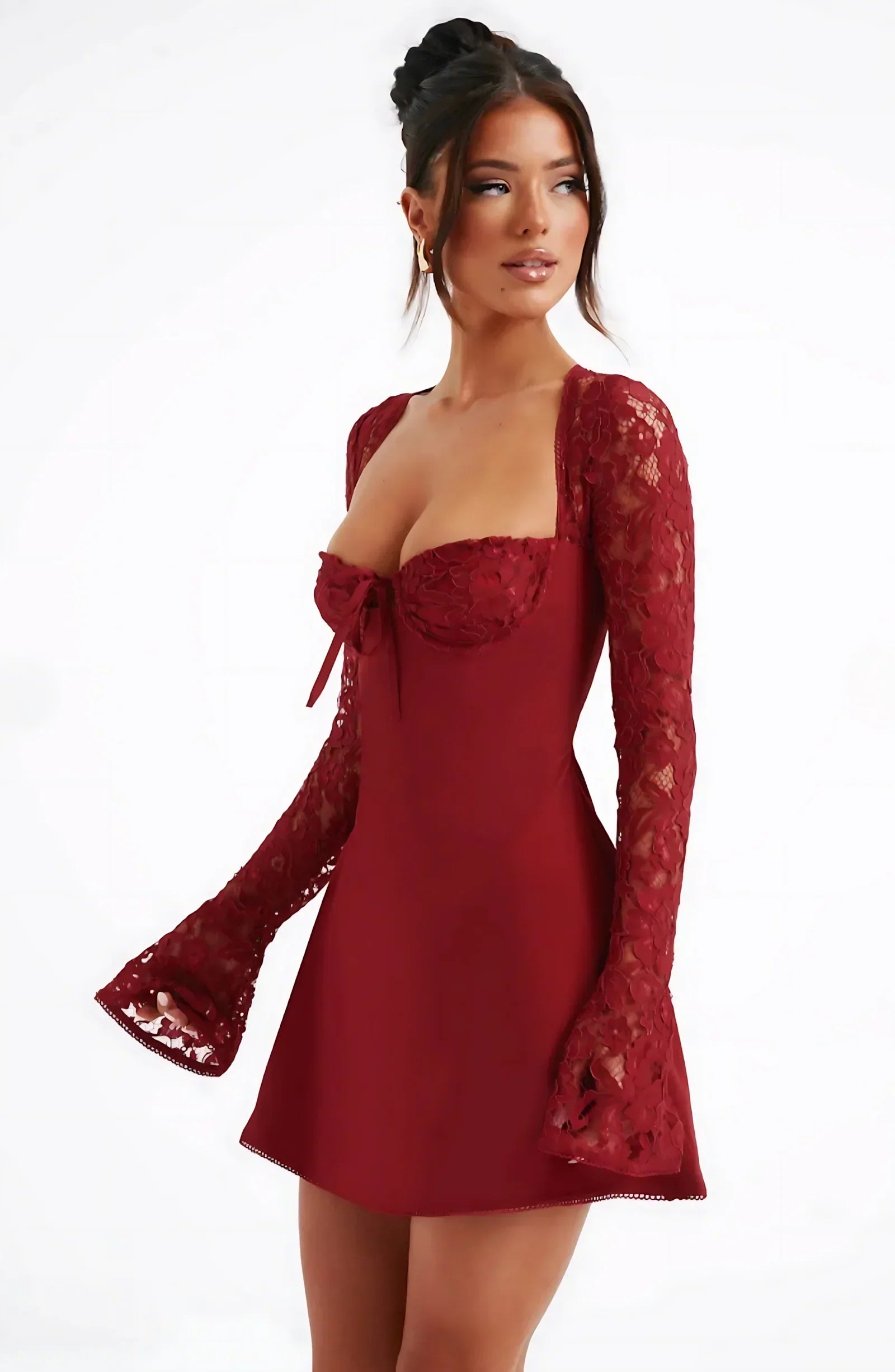 Poppy Elegant Mini Dress