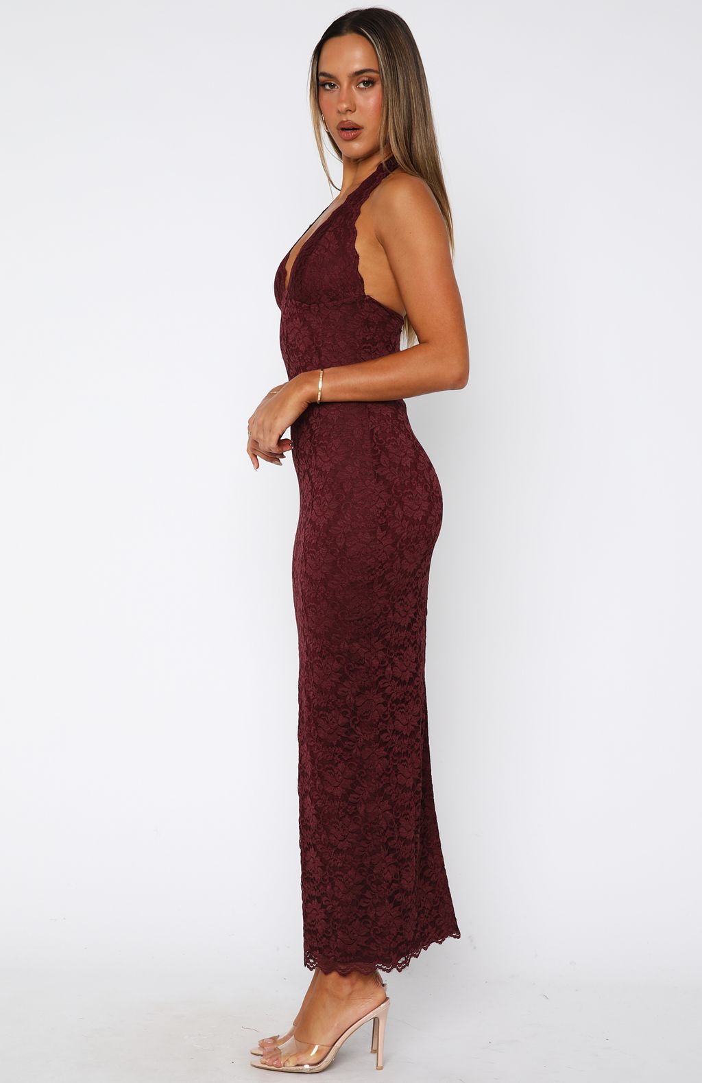 Burgundy Muse | Maxi Dress