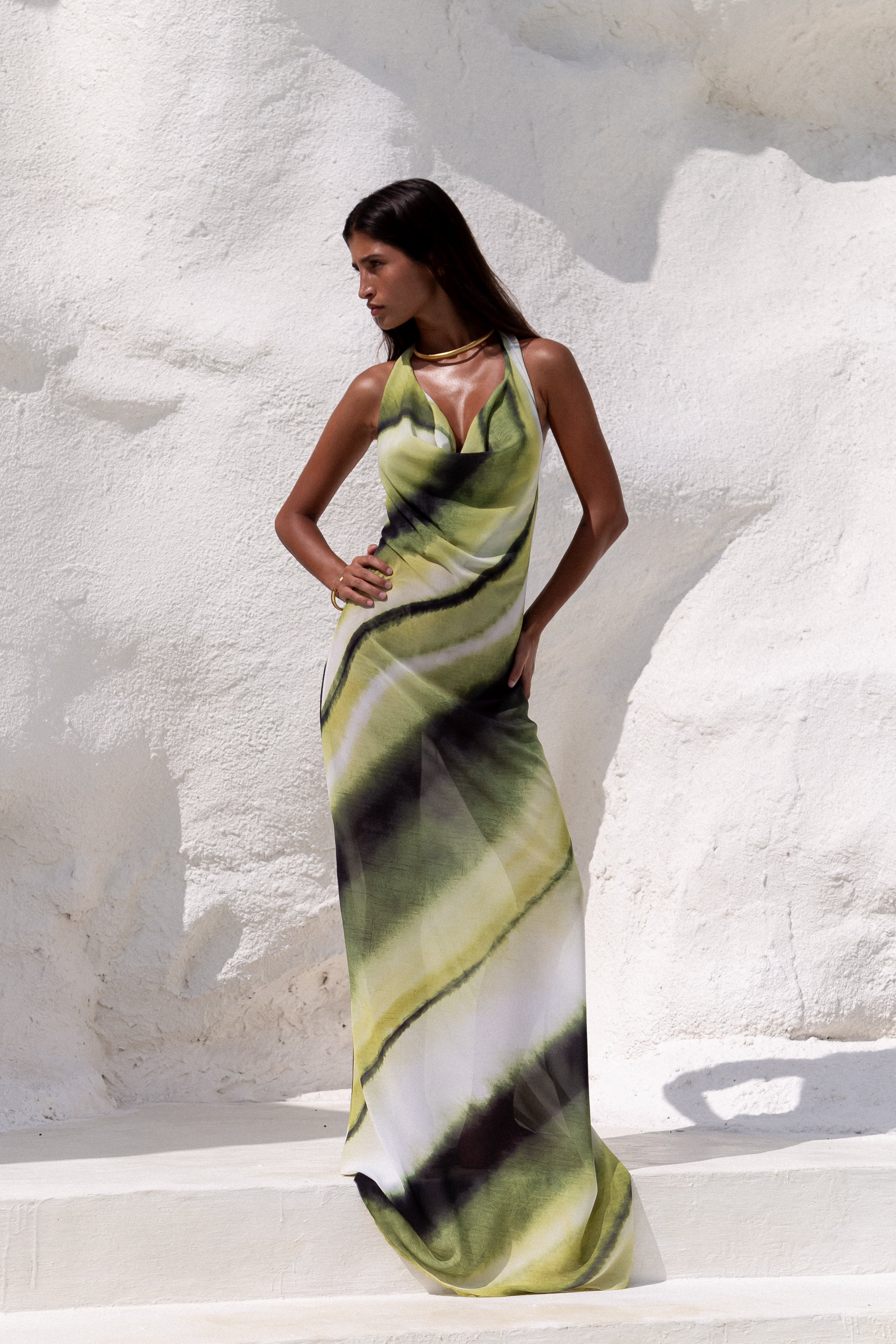 Vida Multicolor Maxi Dress