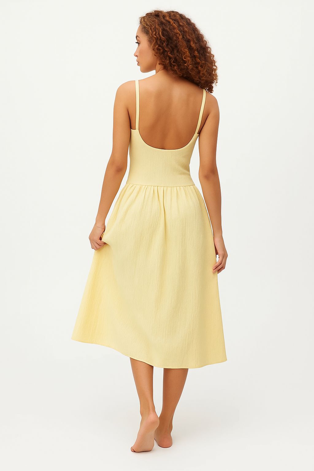 Alina Elegant Midi Dress