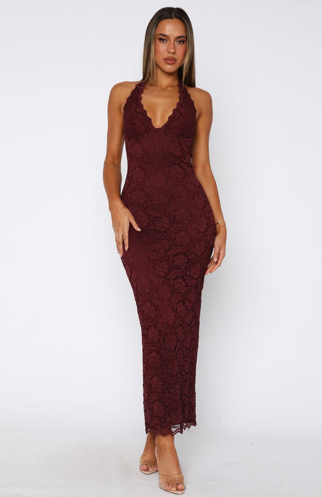 Burgundy Muse | Maxi Dress