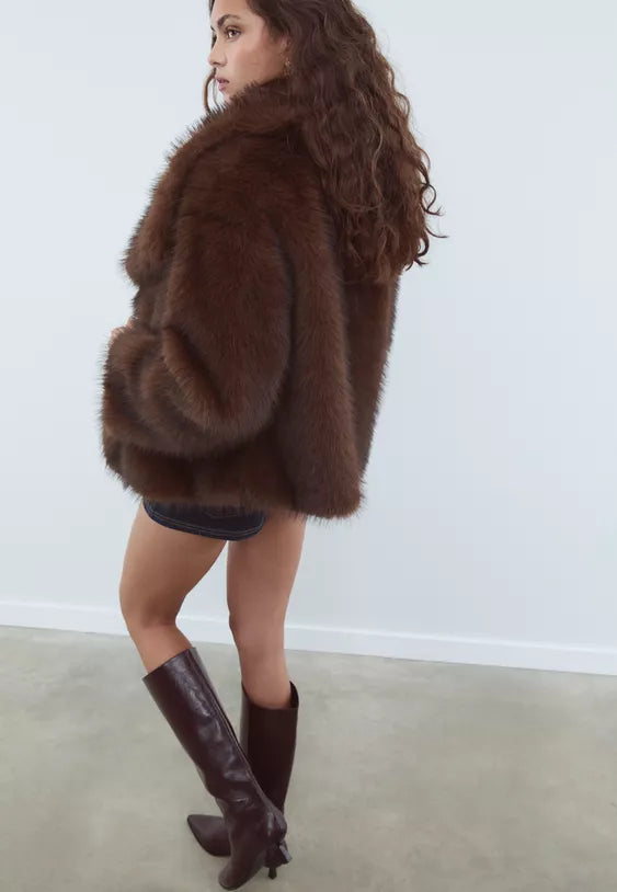 Jessica Faux Fur Coat