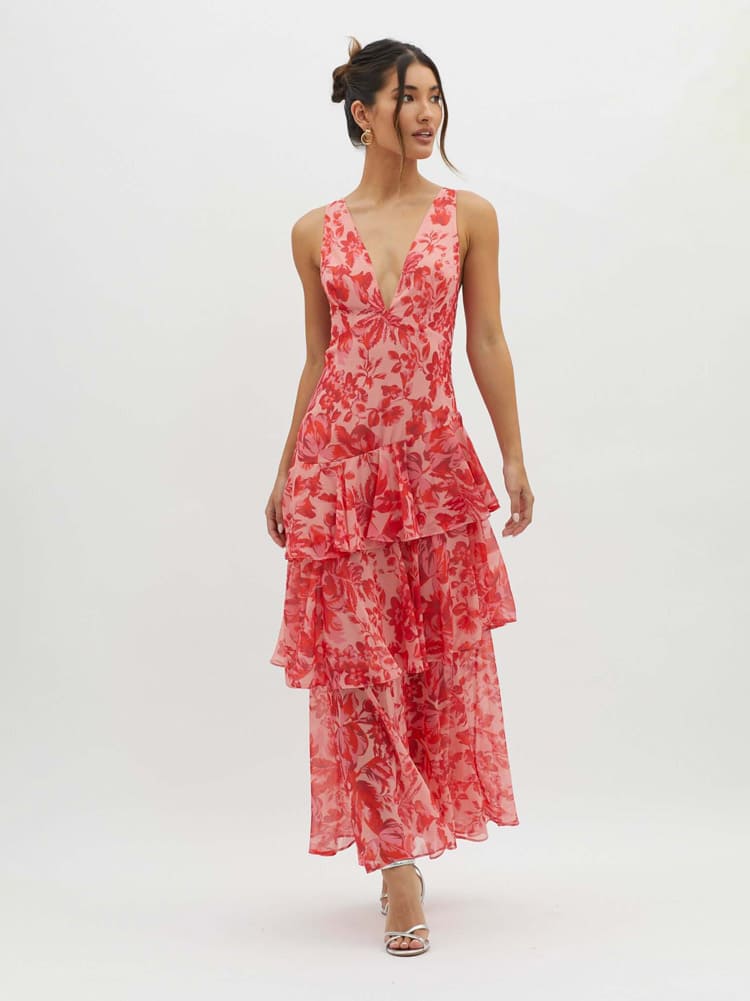 Clara Floral Maxi Dress