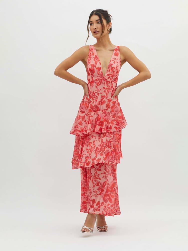 Clara Floral Maxi Dress