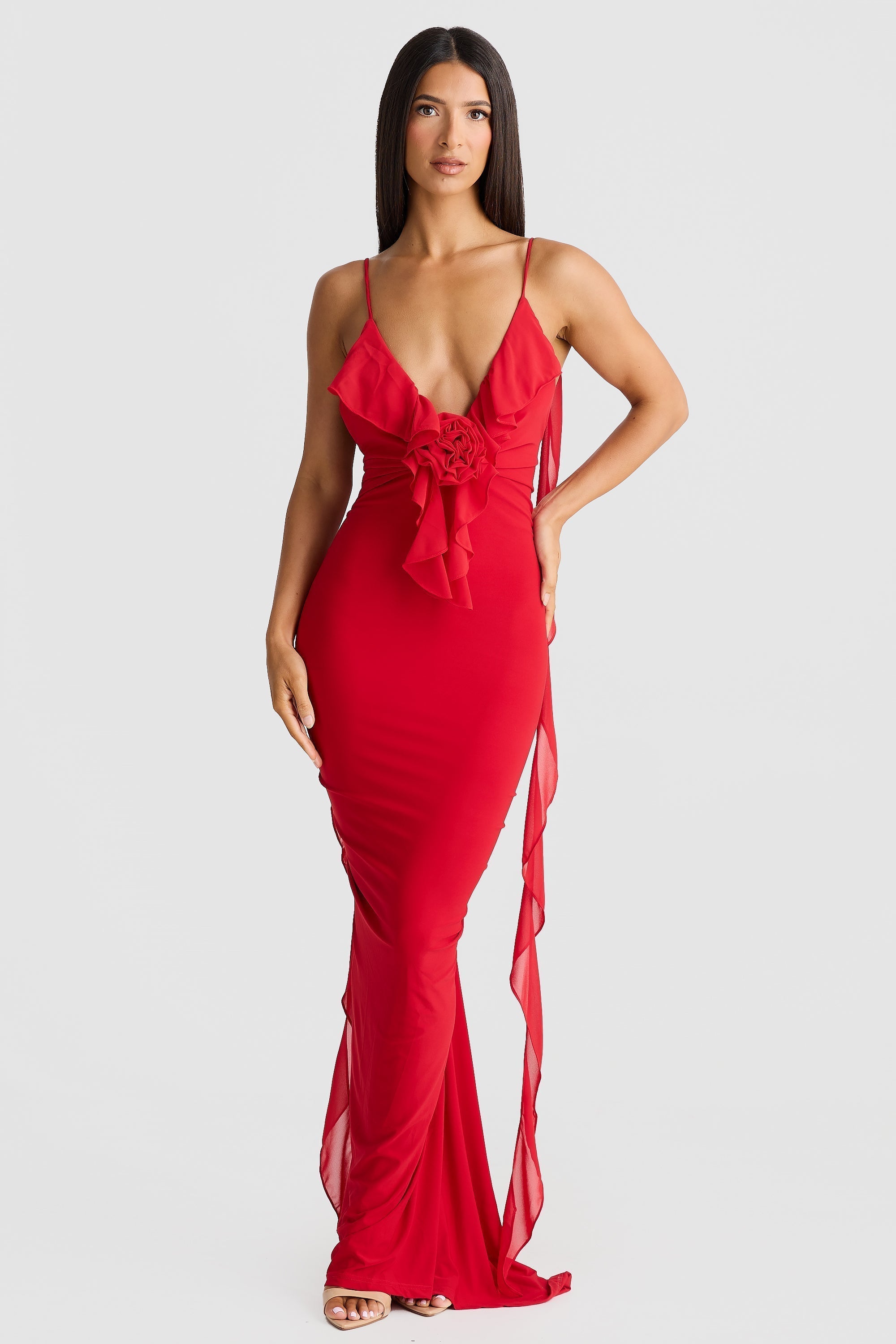 Sienna Ruffle Maxi Dress