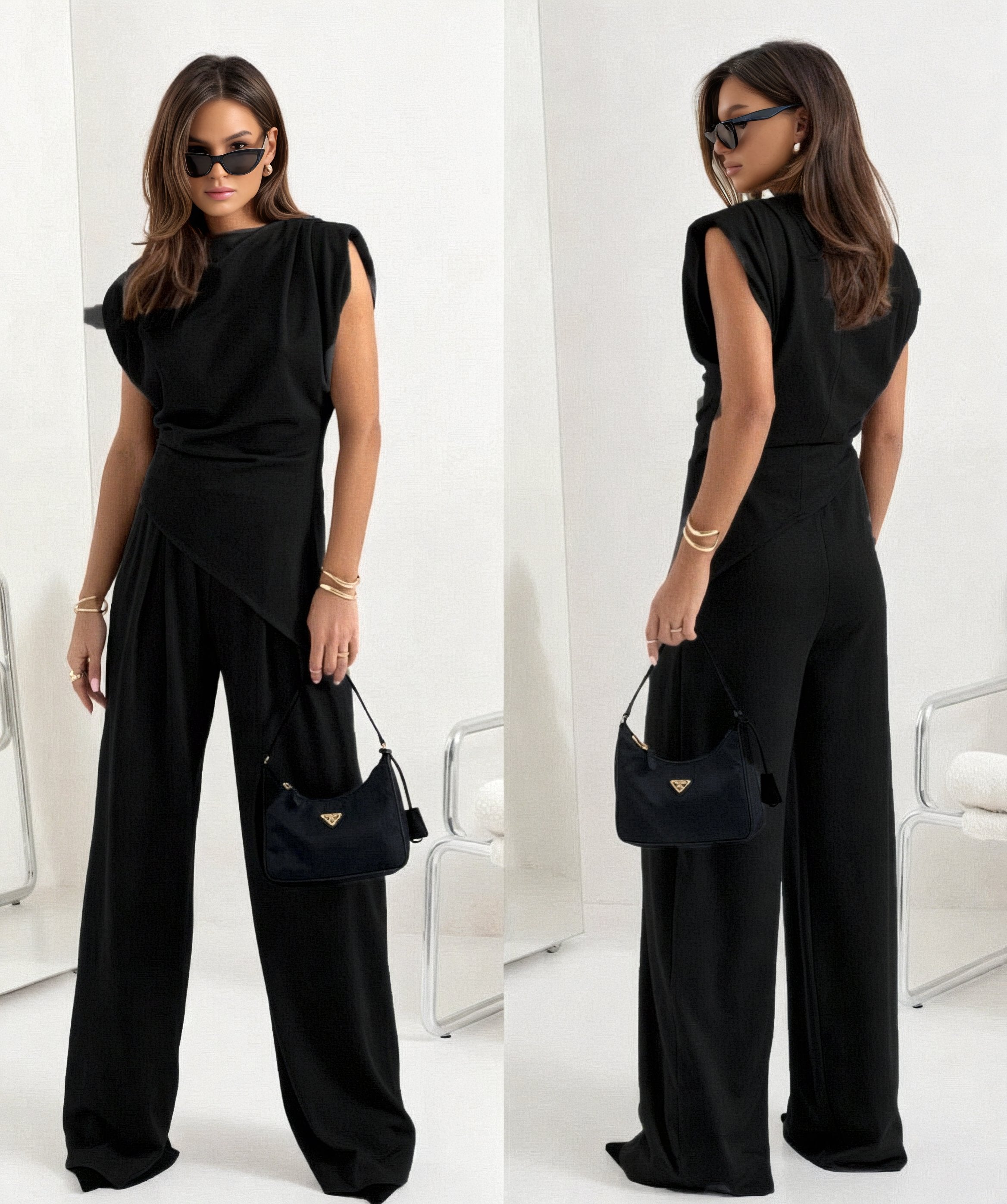 Aveline Sleeveless Two-Piece Set