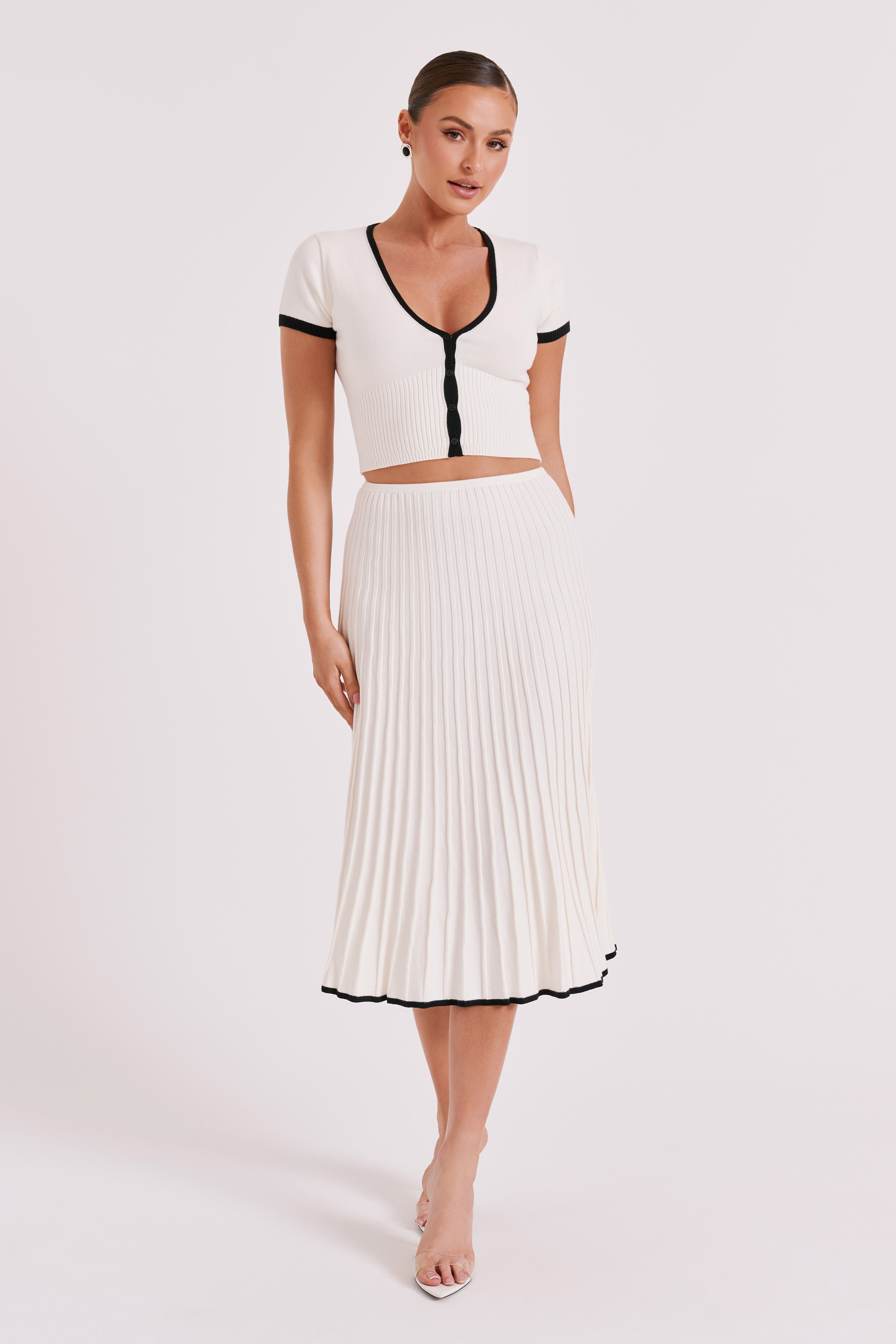 Cassia Elegant Midi Two-Piece Set