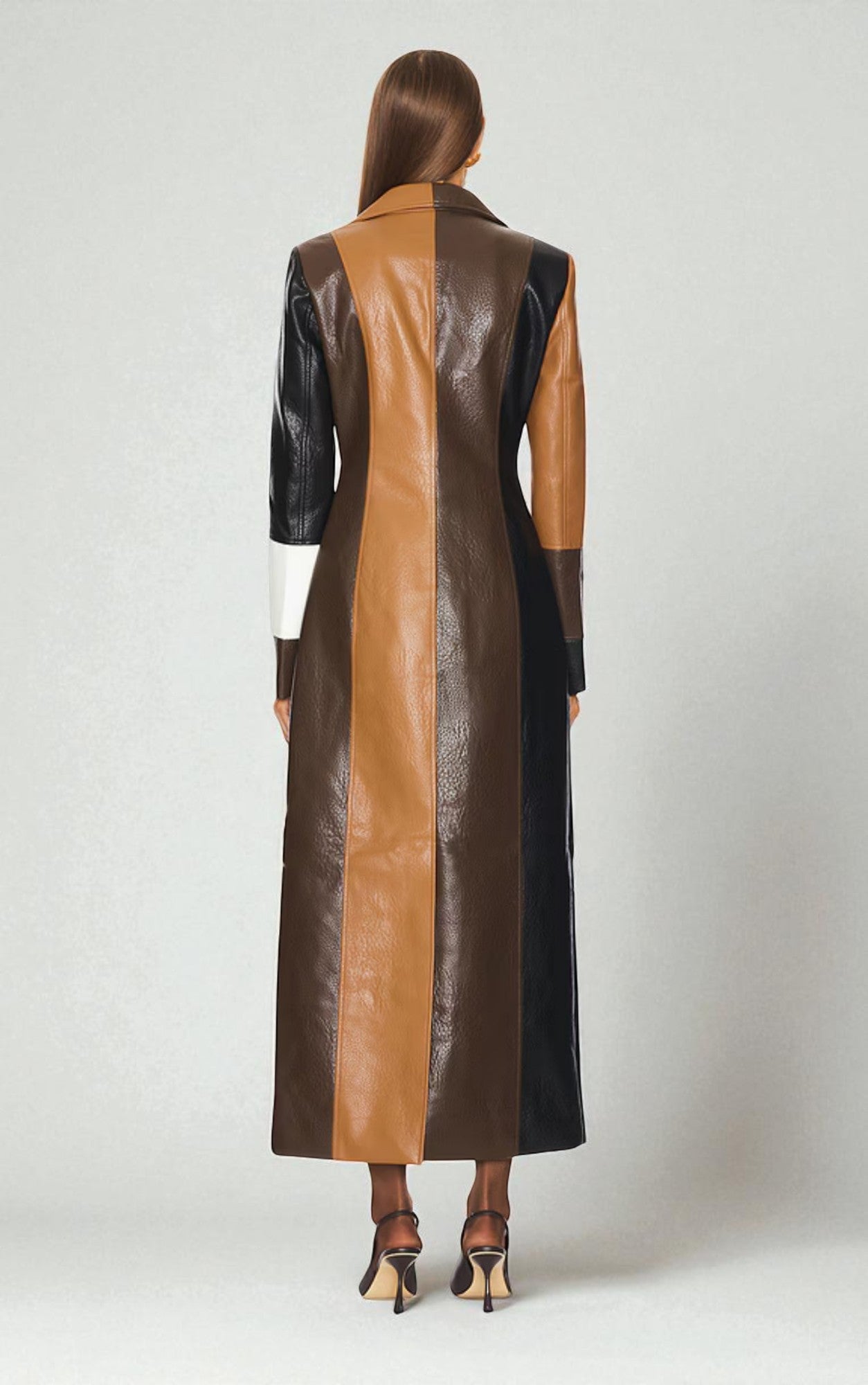 Hazel | Leather Coat