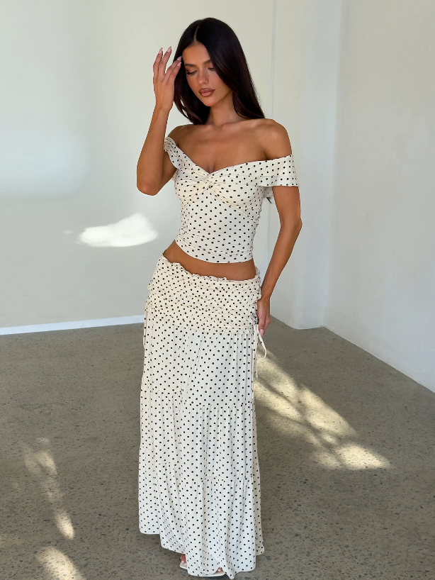 Mirella Polka | Maxi Dress