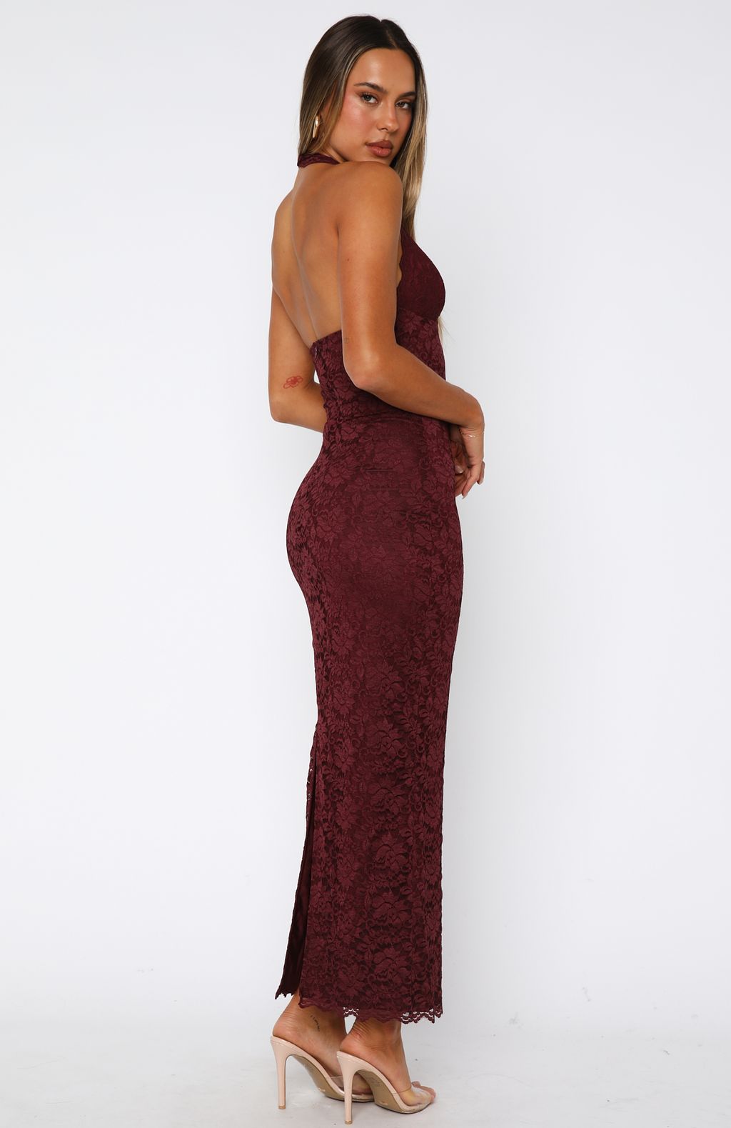 Burgundy Muse | Maxi Dress